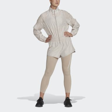 Chamarra Best of adidas Beige Mujer Running