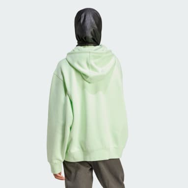 Women's Originals Green Adicolor Essentials Boyfriend Hoodie