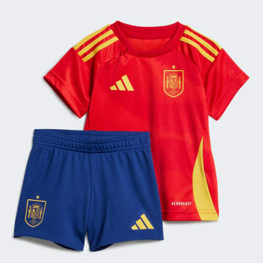 Miniconjunto Baby primera equipación España 24 Rojo Niño Fútbol