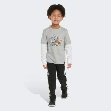 Heather Cotton Pants Kids