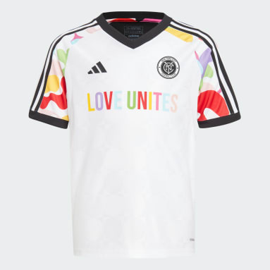 Youth Soccer White New York City FC Pride Pre-Match Jersey