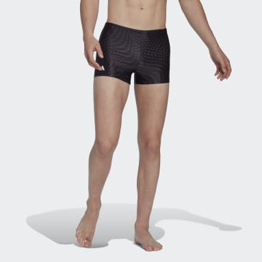 Boxer da nuoto Allover Graphic Nero Uomo Nuoto