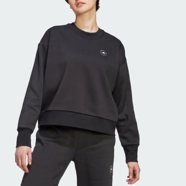 Women adidas by Stella McCartney Black adidas by Stella McCartney Fleece Sweatshirt
