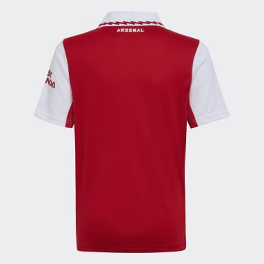 Maillot Domicile Arsenal 22/23 rouge Adolescents 8-16 Years Soccer