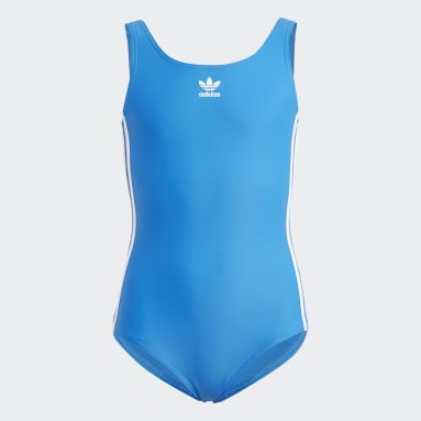 Originals Adicolor 3-Stripes Swimsuit Niebieski
