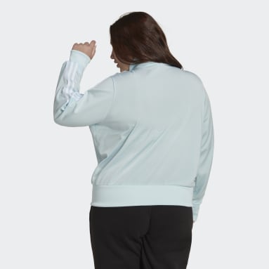 Women Originals Blue Adicolor Classics Firebird Primeblue Track Jacket (Plus Size)