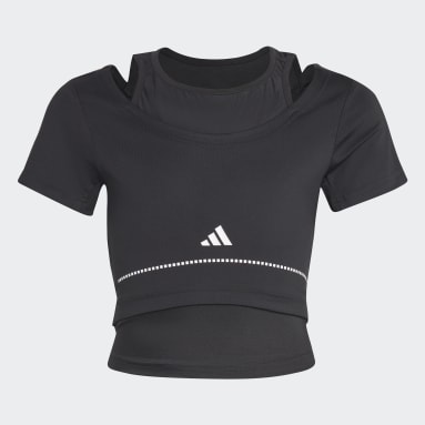 Youth 8-16 Years Sportswear Black AEROREADY Tee