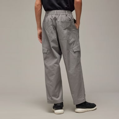 Men's Y-3 Grey Y-3 Workwear Cargo Pants