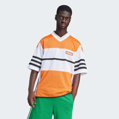 เสื้อฟุตบอลแฟชันผ้าตาข่าย Adicolor Adibreak
