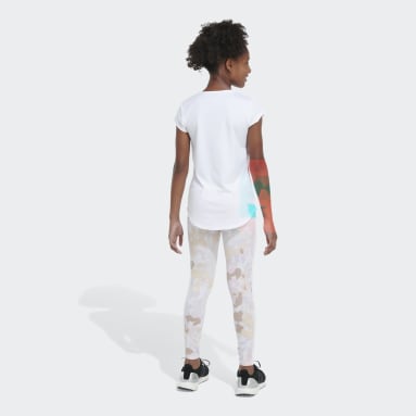 Legging 7/8 en coton avec imprimé intégral blanc Adolescents 8-16 Years Lifestyle