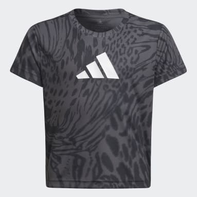 T-shirt AEROREADY Sport Icons Animal Print Grigio Ragazza Fitness & Training