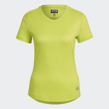Camiseta para correr Run It Amarillo Mujer Running