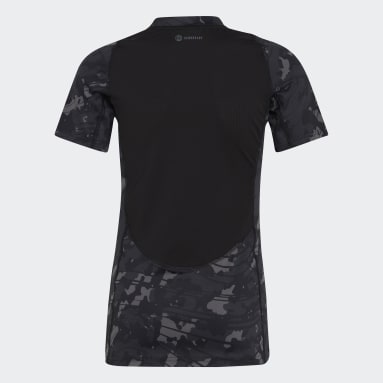 AEROREADY Techfit Camo-Printed Tee Szary