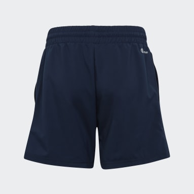 Shorts de Tenis Club 3 Rayas Azul Niño Tennis