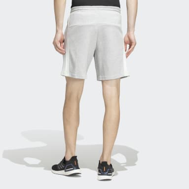 Men Training Grey FUTURE ICONS 3 STRIPES SHORTS