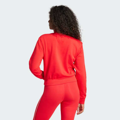 Giacca da allenamento Essentials Color Pop French Terry Crop Quarter-Zip