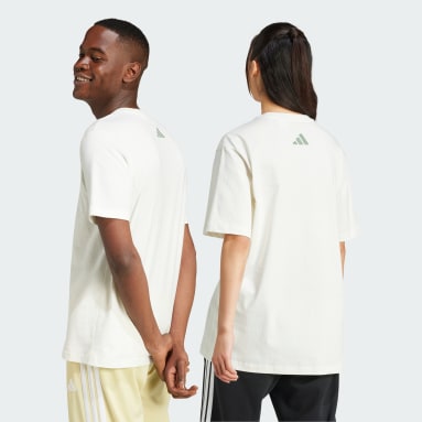 Adidas mens white t shirt new arrivals