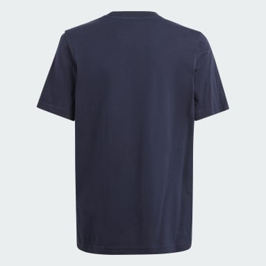 Graphic T-skjorte Blå