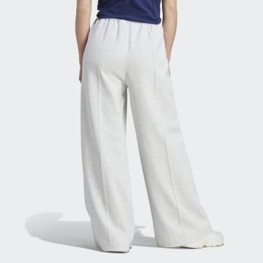 Ženy Originals šedá Kalhoty Premium Essentials Wide-leg Pintuck