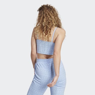 Esqueleto adidas Estilo Corsé Estampado Azul Mujer Sportswear