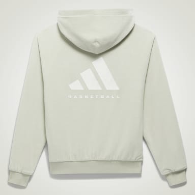 Blusa Moletom Capuz adidas Basketball Velour