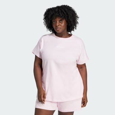 Essentials Linear Cotton Tee (Plus Size)