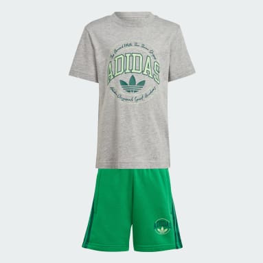 Ensemble adidas gris hotsell