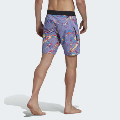 Positivisea Classic Length Graphic Board Shorts Lilla