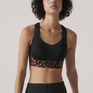 Sutiã de Sustentação Elevada TruePace adidas by Stella McCartney Castanho Mulher adidas by Stella McCartney