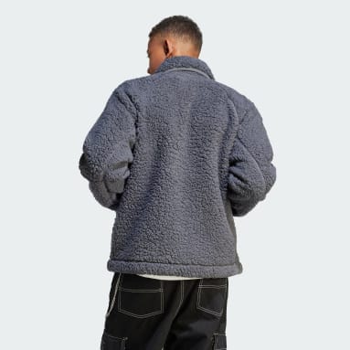 Casaco em Fleece Polar adidas Adventure Cinzento Homem Originals