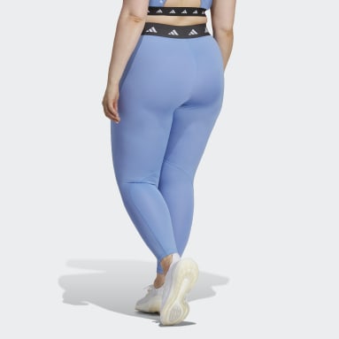 Legging Techfit 7/8 (Grandes tailles) Bleu Femmes Fitness Et Training