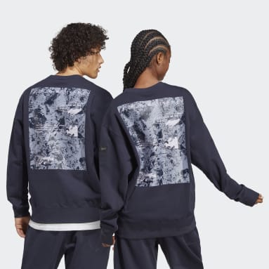 Fitness & Training adidas x Parley Sweatshirt – Genderneutral Blau