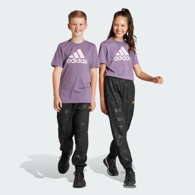 Barn Sportswear Svart Brand Love Debossed Byxor