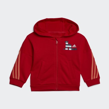Completo adidas x Classic LEGO® Jacket and Pant Rosso Bambini Sportswear