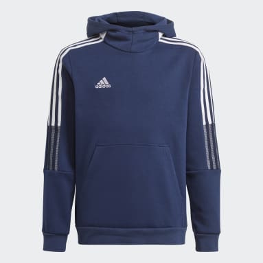 Sudadera con capucha Tiro 21 Azul Niño Fútbol