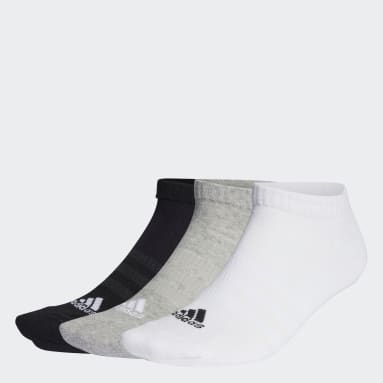 Meias de Cano Baixo Acolchoadas – 3 pares Cinzento Sportswear