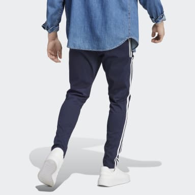 Nam Sportswear Quần 3 Sọc Ống Côn Gấu Thẳng Single Jersey Essentials