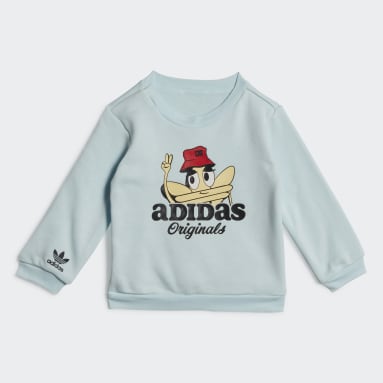 Chandal Adidas Crew Set Azul Niño