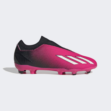 Chimpunes X Speedportal.3 Terreno Firme Sin Pasadores Rosado Niño Fútbol