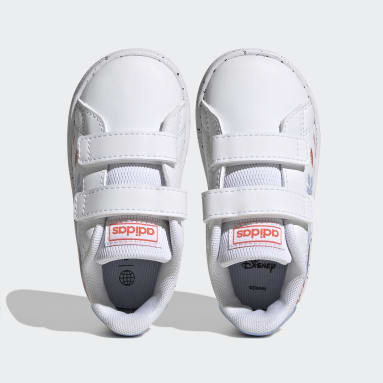 Kinder Sportswear adidas x Disney Advantage Vaiana Hook-and-Loop Schuh Weiß