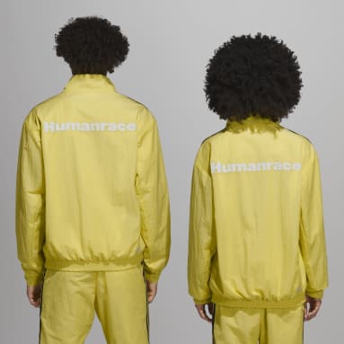 Adidas pharrell yellow online jacket