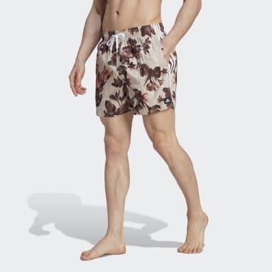 Floral CLX Short-Length Shorts Beige