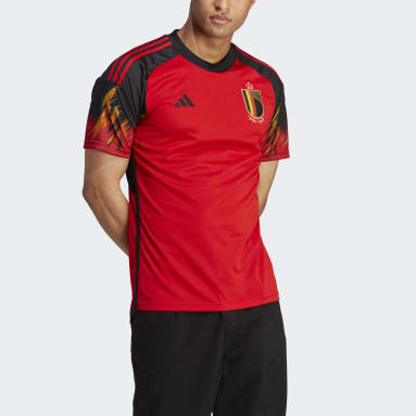 Camiseta primera equipación Bélgica 22 Rojo Hombre Fútbol