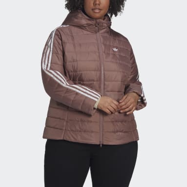 Hooded Premium Slim Jacket (Plus Size) Fioletowy