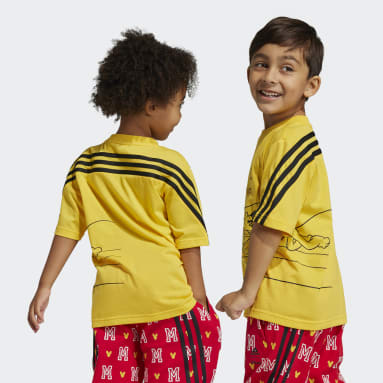 Remera Disney Mickey Mouse Dorado Niño Sportswear