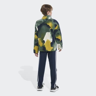 Youth Sportswear Green Cozy Fleece Half-Zip Popover