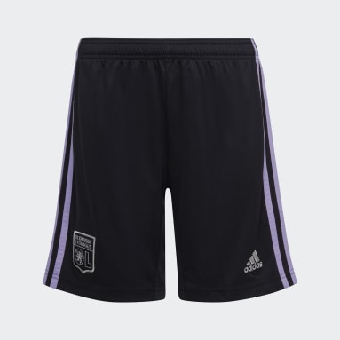 Pantalón corto tercera equipación Olympique de Lyon 22/23 Negro Niño Fútbol