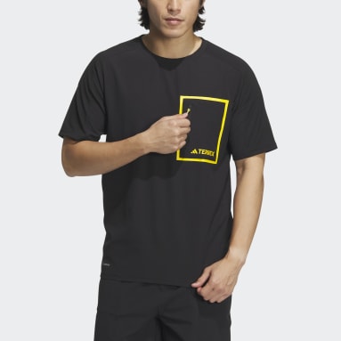 T-shirt National Geographic Short Sleeve Nero Uomo TERREX