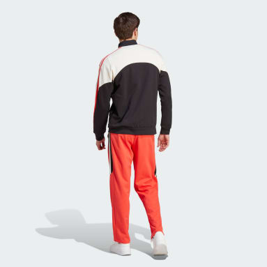 Männer Sportswear Colorblock Trainingsanzug Rot