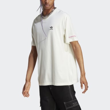 adidas T-shirt graphique PRIDE RM Blanc Originals